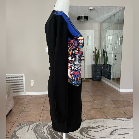 Custo Barcelona Wool Long Sleeve Mini Dress - Picture 6 of 14